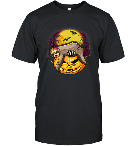 Halloween Sloth Zombie Jack O Lantern Pumpkin Trick Or Treat Men's T-Shirt