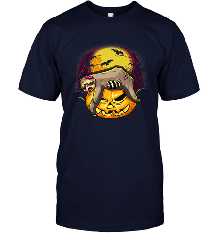 Halloween Sloth Zombie Jack O Lantern Pumpkin Trick Or Treat Men's T-Shirt