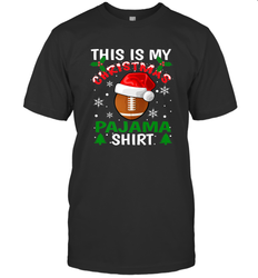 NFL This Is My Football Christmas Pajama Gift Football Lover Men's T-Shirt