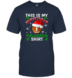 NFL This Is My Football Christmas Pajama Gift Football Lover Men's T-Shirt