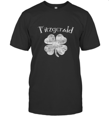 Vintage Fitzgerald Irish Shamrock St Patty's Day Men's T-Shirt Men's T-Shirt - jonhlittlestore88