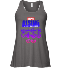 Marvel Rising Secret Warriors Hero Emblem Logo Women's Racerback Tank Women's Racerback Tank - jonhlittlestore88