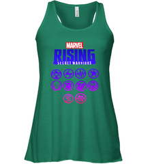 Marvel Rising Secret Warriors Hero Emblem Logo Women's Racerback Tank Women's Racerback Tank - jonhlittlestore88