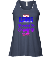 Marvel Rising Secret Warriors Hero Emblem Logo Women's Racerback Tank Women's Racerback Tank - jonhlittlestore88