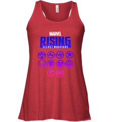 Marvel Rising Secret Warriors Hero Emblem Logo Women's Racerback Tank Women's Racerback Tank - jonhlittlestore88