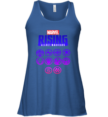 Marvel Rising Secret Warriors Hero Emblem Logo Women's Racerback Tank Women's Racerback Tank - jonhlittlestore88