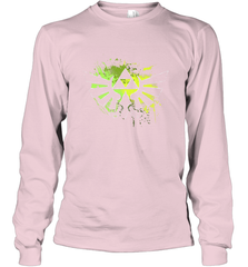 Legend Of Zelda Triforce Logo Paint Splatter Long Sleeve T-Shirt Long Sleeve T-Shirt - jonhlittlestore88