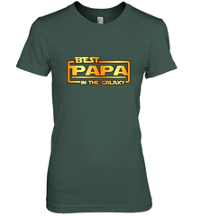 The best Papa in the galaxy Women's Premium T-Shirt Apparel - jonhlittlestore88
