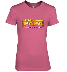 The best Papa in the galaxy Women's Premium T-Shirt Apparel - jonhlittlestore88