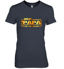 The best Papa in the galaxy Women's Premium T-Shirt Apparel - jonhlittlestore88