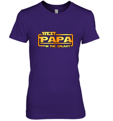 The best Papa in the galaxy Women's Premium T-Shirt Apparel - jonhlittlestore88