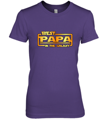 The best Papa in the galaxy Women's Premium T-Shirt Apparel - jonhlittlestore88