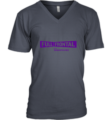 Full Frontal with Samantha Bee Purple Logo Men's V-Neck Men's V-Neck - jonhlittlestore88