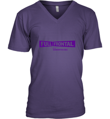 Full Frontal with Samantha Bee Purple Logo Men's V-Neck Men's V-Neck - jonhlittlestore88