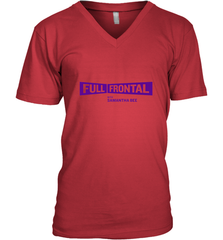 Full Frontal with Samantha Bee Purple Logo Men's V-Neck Men's V-Neck - jonhlittlestore88