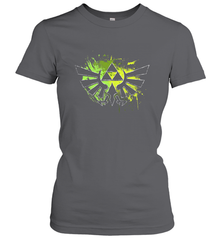 Legend Of Zelda Triforce Logo Paint Splatter Women's T-Shirt Women's T-Shirt - jonhlittlestore88