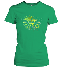 Legend Of Zelda Triforce Logo Paint Splatter Women's T-Shirt Women's T-Shirt - jonhlittlestore88