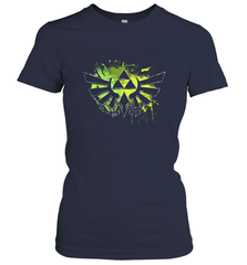 Legend Of Zelda Triforce Logo Paint Splatter Women's T-Shirt Women's T-Shirt - jonhlittlestore88