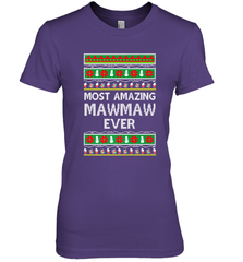 Xmas Gifts for Maw Maw Ugly Christmas gift idea Women's Premium T-Shirt Women's Premium T-Shirt - jonhlittlestore88