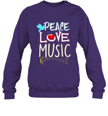Peace Love Music Hippie Hipster Festival Crewneck Sweatshirt Crewneck Sweatshirt - jonhlittlestore88