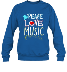 Peace Love Music Hippie Hipster Festival Crewneck Sweatshirt Crewneck Sweatshirt - jonhlittlestore88