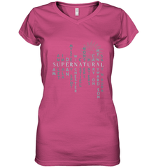 Supernatural For Men Woman Women's V-Neck T-Shirt Women's V-Neck T-Shirt - jonhlittlestore88