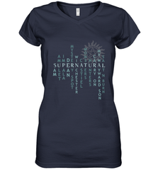 Supernatural For Men Woman Women's V-Neck T-Shirt Women's V-Neck T-Shirt - jonhlittlestore88