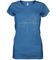 Supernatural For Men Woman Women's V-Neck T-Shirt Women's V-Neck T-Shirt - jonhlittlestore88