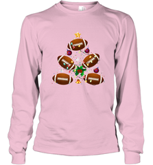 NFL Christmas Pajama Football Christmas Ornaments Tree Xmas Gift Long Sleeve T-Shirt Long Sleeve T-Shirt - jonhlittlestore88
