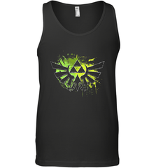 Legend Of Zelda Triforce Logo Paint Splatter Men's Tank Top Men's Tank Top - jonhlittlestore88