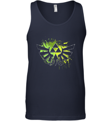 Legend Of Zelda Triforce Logo Paint Splatter Men's Tank Top Men's Tank Top - jonhlittlestore88