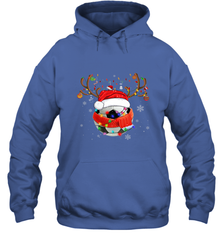 Santa Hat Soccer Reindeer Christmas Funny Players Football Hooded Sweatshirt Hooded Sweatshirt - jonhlittlestore88