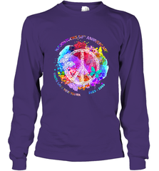 Woodstocks 50th Anniversary Peace Love tee Long Sleeve T-Shirt Long Sleeve T-Shirt - jonhlittlestore88