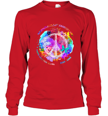 Woodstocks 50th Anniversary Peace Love tee Long Sleeve T-Shirt Long Sleeve T-Shirt - jonhlittlestore88