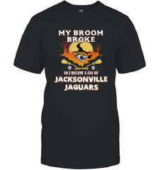 Broom Broke So I Became A Fan of Jacksonville Jaguars NFL Halloween Costume Men's T-Shirt Men's T-Shirt - jonhlittlestore88
