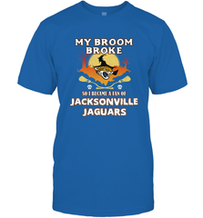 Broom Broke So I Became A Fan of Jacksonville Jaguars NFL Halloween Costume Men's T-Shirt Men's T-Shirt - jonhlittlestore88