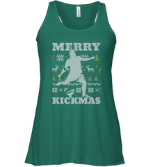 NFL Football SportsTeam Kicker Kickmas Funny Ugly Christmas Xmas Women's Racerback Tank Women's Racerback Tank - jonhlittlestore88