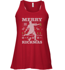 NFL Football SportsTeam Kicker Kickmas Funny Ugly Christmas Xmas Women's Racerback Tank Women's Racerback Tank - jonhlittlestore88