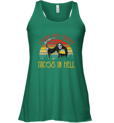 Vintage I Hope They Serve Tacos In Hell Halloween Costume Women's Racerback Tank Women's Racerback Tank - jonhlittlestore88