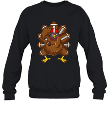 Cool Turkey Football Feathers Funny Thanksgiving Sports Crewneck Sweatshirt Crewneck Sweatshirt - jonhlittlestore88