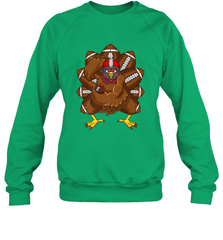 Cool Turkey Football Feathers Funny Thanksgiving Sports Crewneck Sweatshirt Crewneck Sweatshirt - jonhlittlestore88