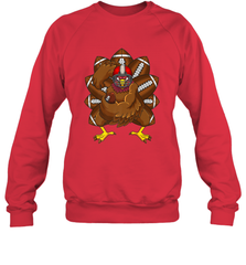Cool Turkey Football Feathers Funny Thanksgiving Sports Crewneck Sweatshirt Crewneck Sweatshirt - jonhlittlestore88