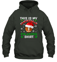 NFL This Is My Football Christmas Pajama Gift Football Lover Hooded Sweatshirt Hooded Sweatshirt - jonhlittlestore88