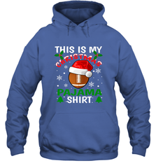 NFL This Is My Football Christmas Pajama Gift Football Lover Hooded Sweatshirt Hooded Sweatshirt - jonhlittlestore88