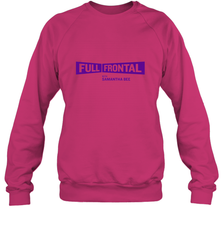 Full Frontal with Samantha Bee Purple Logo Crewneck Sweatshirt Crewneck Sweatshirt - jonhlittlestore88