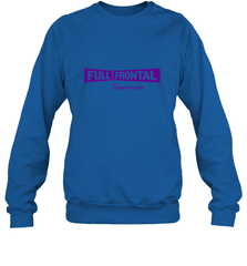 Full Frontal with Samantha Bee Purple Logo Crewneck Sweatshirt Crewneck Sweatshirt - jonhlittlestore88
