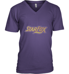 Star fox Vintage Distressed Game Logo Men's V-Neck Men's V-Neck - jonhlittlestore88