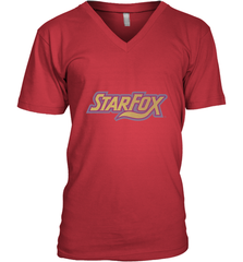 Star fox Vintage Distressed Game Logo Men's V-Neck Men's V-Neck - jonhlittlestore88