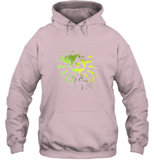 Legend Of Zelda Triforce Logo Paint Splatter Hooded Sweatshirt Hooded Sweatshirt - jonhlittlestore88