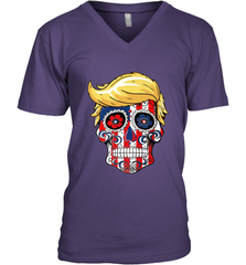 Trump sugar skull Men's V-Neck Men's V-Neck - jonhlittlestore88